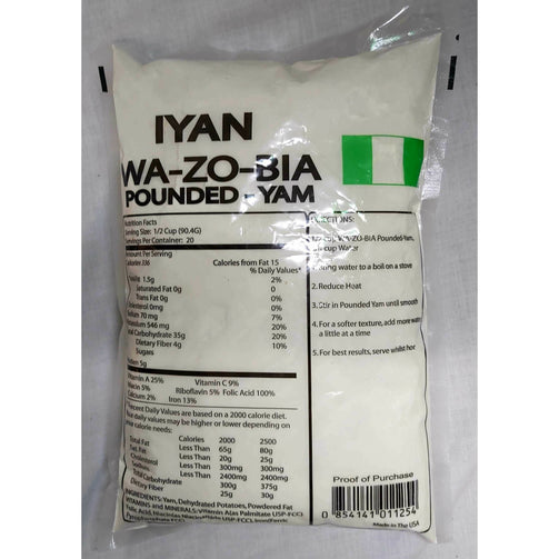 WAZOBIA POUNDED YAM-noiafrican-Flour