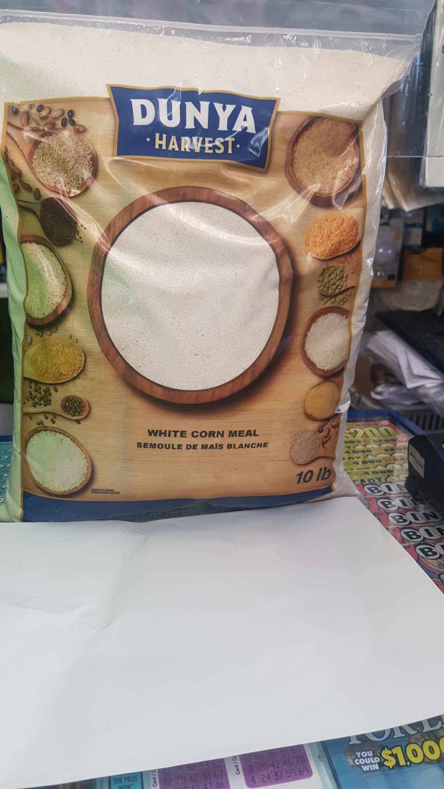 Dunya Harvest White Corn Meal 10 lb