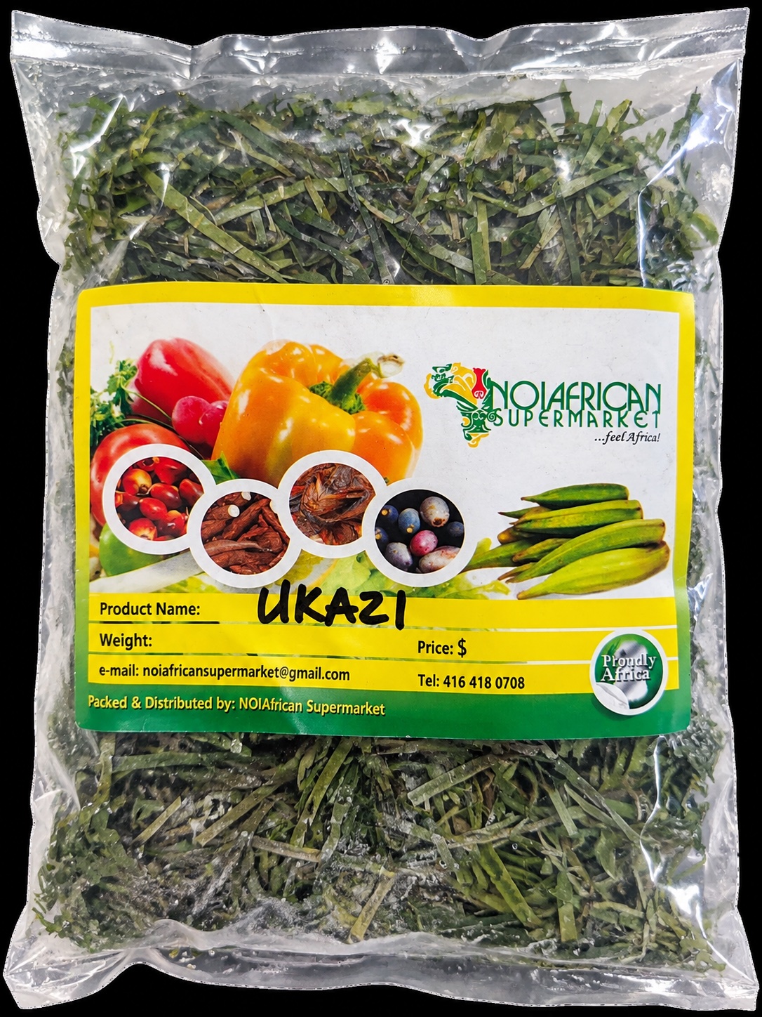 Fresh Frozen Ukazi Leaf