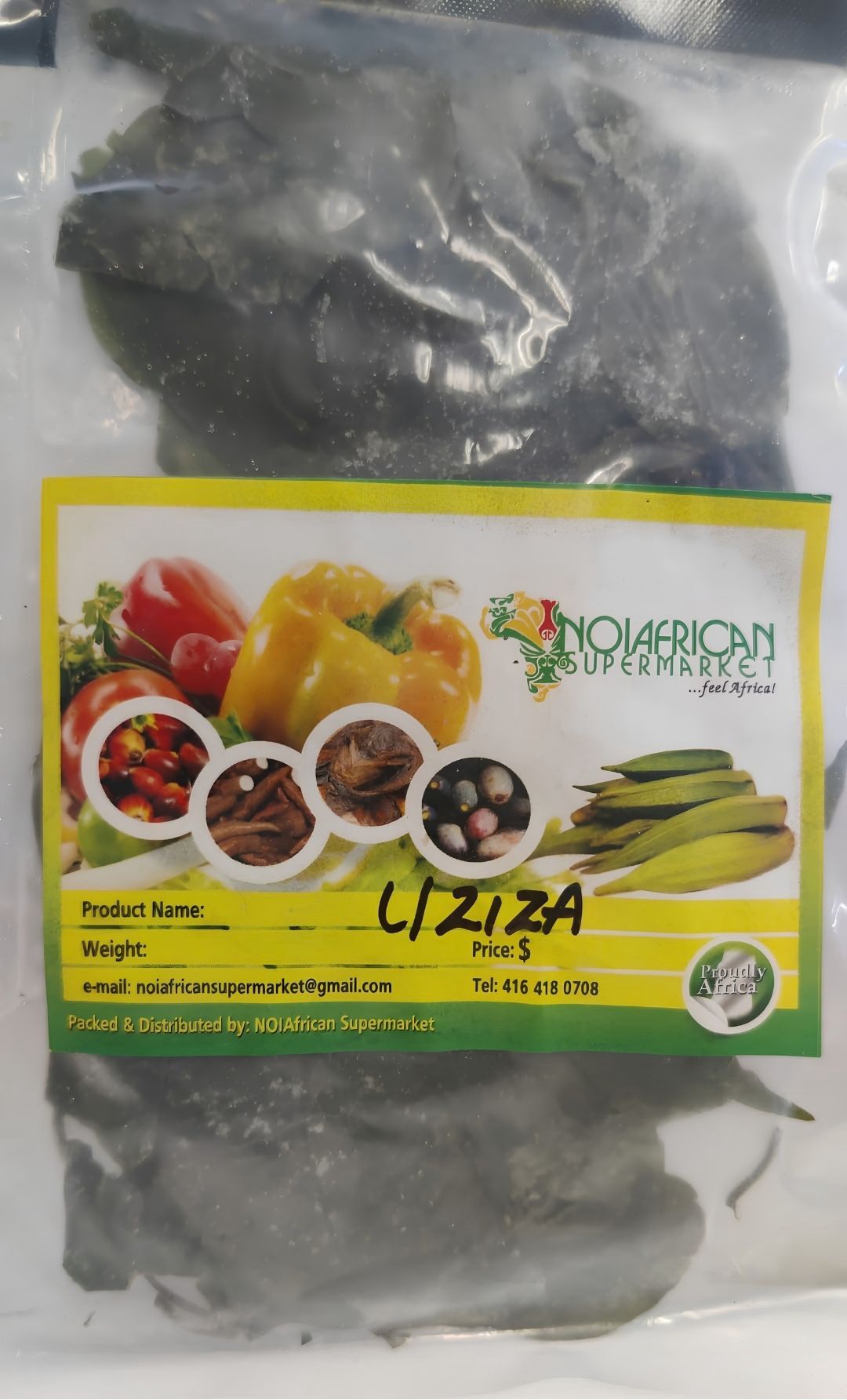 Fresh Frozen Uziza Leaf / Feuilles Uziza