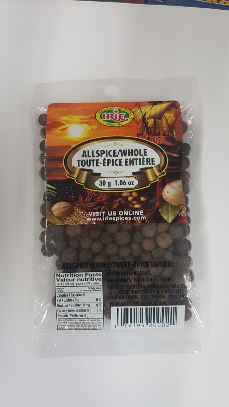IRIE Whole Allspice 30g