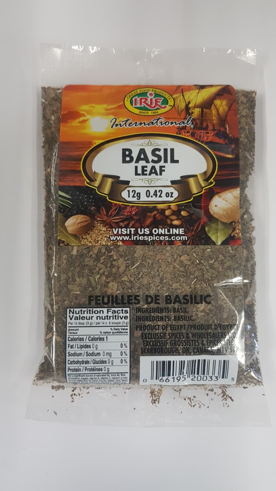 IRIE Basil Leaf 12g