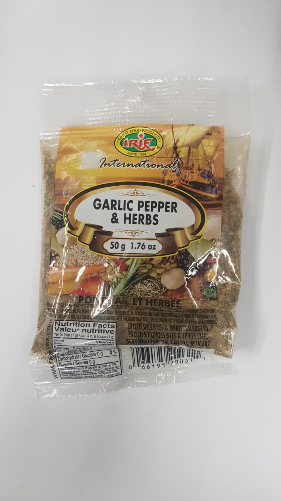 IRIE Garlic Pepper & Herbs 50g