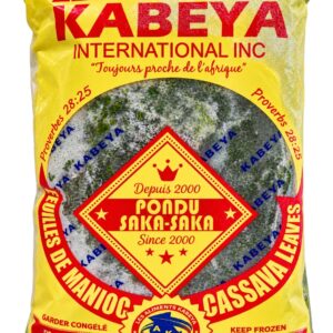 Kabeya Pondu Saka-Saka Frozen Cassava Leaves (1kg)